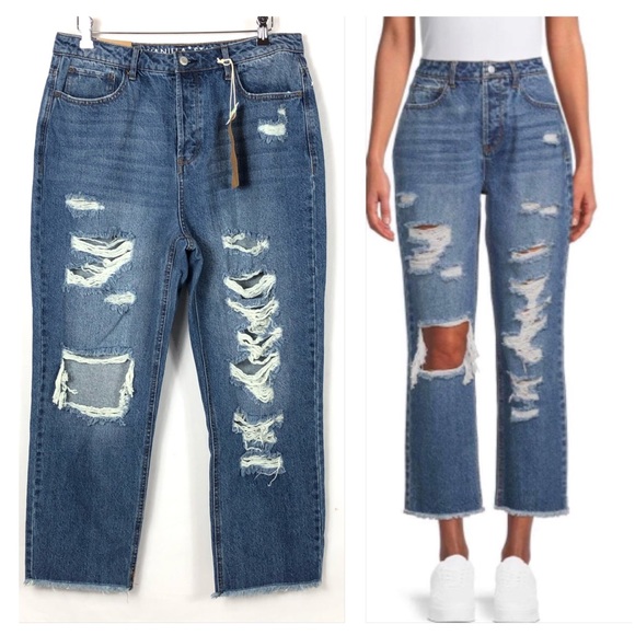 Womens Junior Distressed 9s 